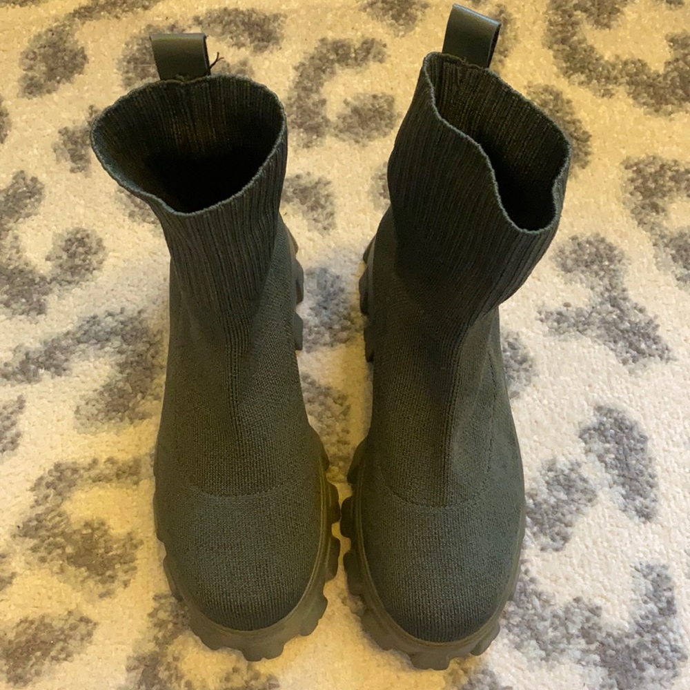 PLT Olive green boots
